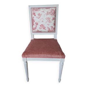Chaise de style Louis XVI rénovée