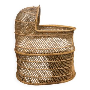Berceau vintage en osier