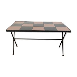 Table basse damier