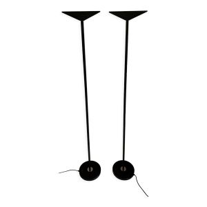 Paire de lampadaires modèle ''206863'' , Pierre Disderot pour Verre et Lumière, France 1980