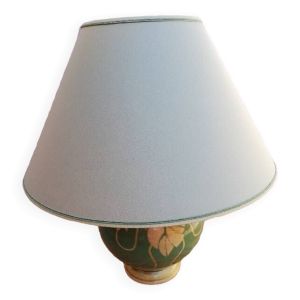 Lampe de salon sur Pied Feuille de vigne+abat-jour