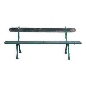 Banc de jardin public fonte XIXe