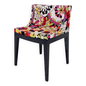 Chaise Kartell « Mademoiselle » en tissu Missoni par Philippe Starck Italie