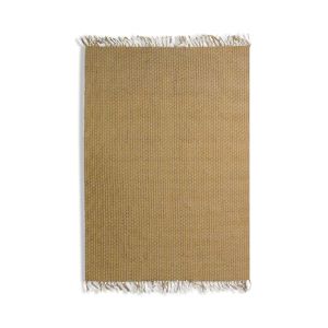 Tapis en jute et coton jaune 190 x 290 cm