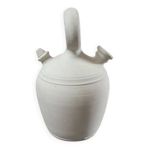 Gargoulette en terre cuite crème