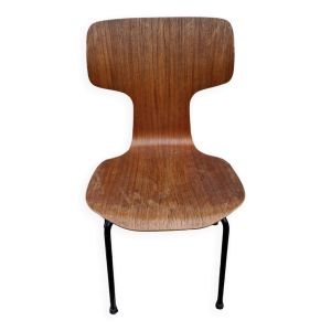 Chaise marteau 3123 de Arne Jacobsen pour Fritz Hansen en 1969, modèle enfant