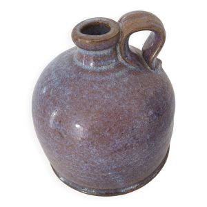 Vase soliflore forme cruche en céramique émaillée signé Truchon Corse Patrimonio