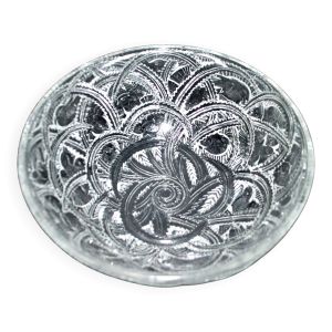 René Lalique coupe art déco frise d’oiseaux modèle Pinsons de 1933 – fêle