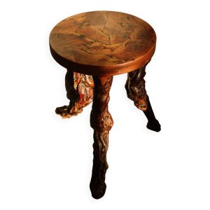 Tabouret vintage pied de vigne