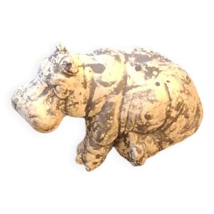 Hippopotame  peint
