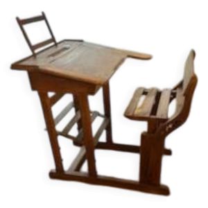 Pupitre écolier ancien haut de gamme