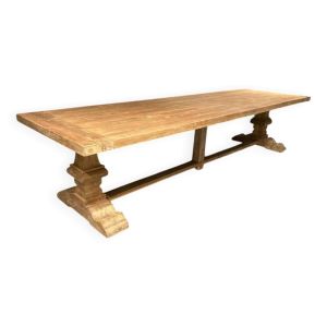 Table monastère Spirito en chêne massif - longueur 350 cm