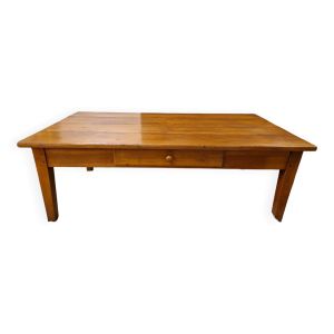 Table basse en merisier