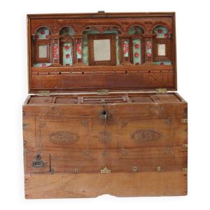 Meuble de mariés - Coffre de mariage indien