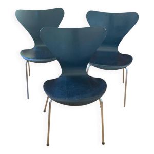 chaise serie 7 de fritz hansen modèle de anne jacobsen production  1955/57