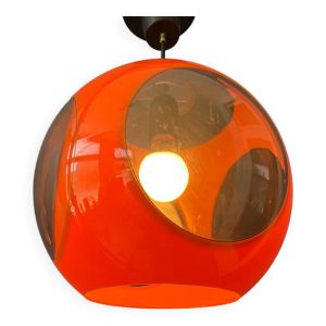 Suspension Space Age orange vintage par Massive
