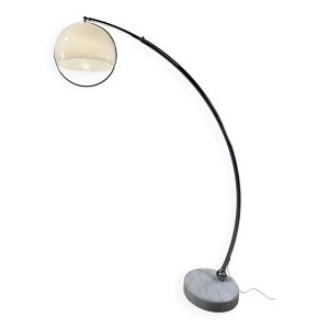 Lampadaire arc télescopique goffredo reggiani italie 1970