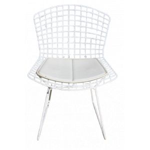 Chaise Bertoia blanche Knoll