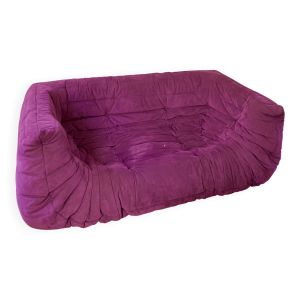 Canapé Togo Ligne Roset 3 places violet