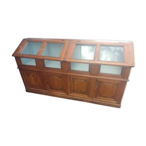 Vitrine de mercerie ou épicerie 19ème
