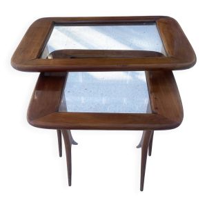2 tables gigognes Raphael Raffel - années 60