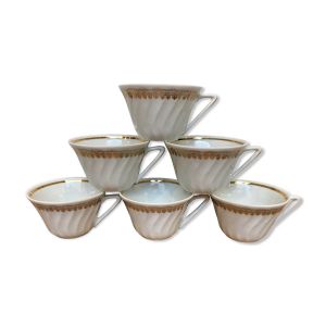 Set de 6 tasses à café Chauvigny F. Deshoulières