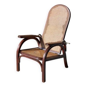 Fauteuil Morris réglable n° 6392 par Otto Prutscher pour Thonet Autriche 1905