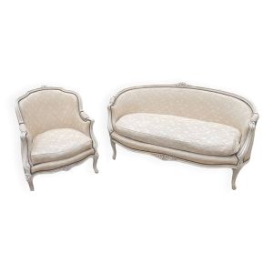 Mobilier de salon de style Louis XV époque XIXeme siècle