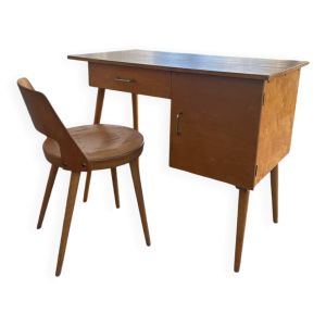 Bureau et sa chaise style Baumann