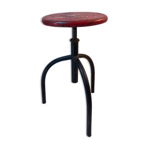 Tabouret à vis industriel