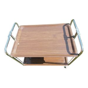 Desserte pliante style Textable chromee vintage