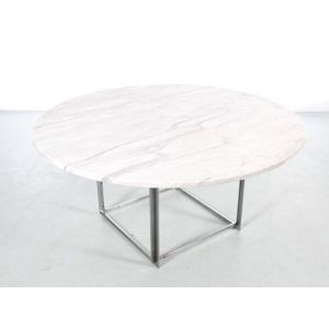 Table de repas scandinave PK-54 de Poul Kjaerholm pour E. Kold Christense