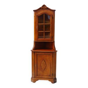 Petit buffet avec vitrine d'angle