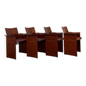 4 fauteuils Korium Tito Agnoli pour Matteo Grassi