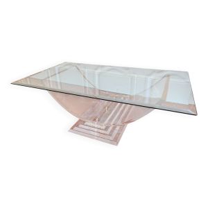 Table basse 70 plexi et verre