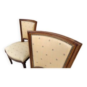 Paire de chaise style Louis XVI