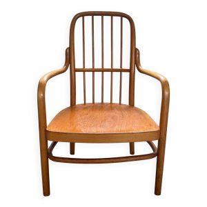 Fauteuil en bois courbé, modèle A63-F, conçu par Josef Frank pour Thonet, années 1930, Autriche