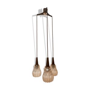 Lustre cascade à trois feux