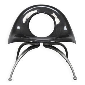 Fauteuil « Éléphant » en fibre de carbone très rare, Herbert Schultes, Lensvelt