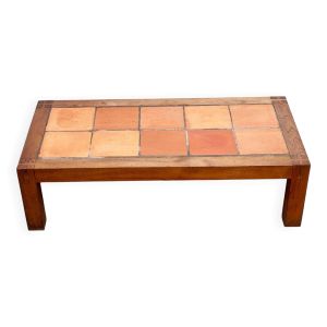 Table basse en orme Maison Regain