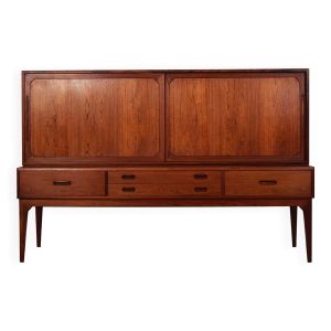 Buffet haut en palissandre, design danois, années 1960, designer : Severin Hansen