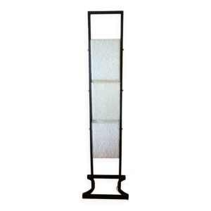 Lampadaire totem vintage arlus des années 50 acier et plexiglas
