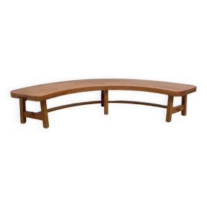 Table basse console banc orme massif chapo XXL 3m