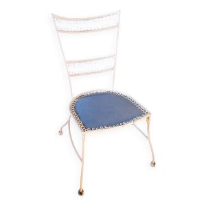Chaise fer forgé années 50/60