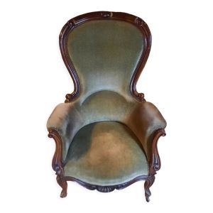 Fauteuil bergère style Louis Philippe