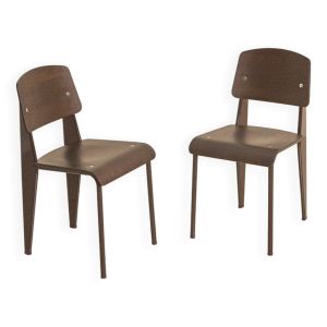 Paire de chaises ''Standard'' par Jean Prouvé pour Vitra 00's