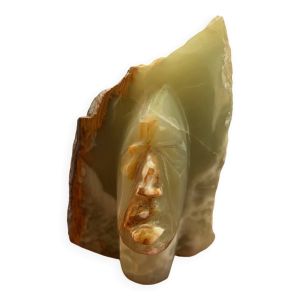 Sculpture visage indien