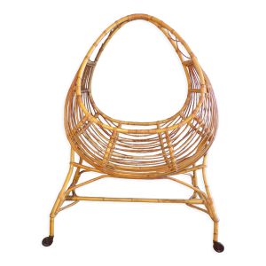 Berceau vintage en rotin