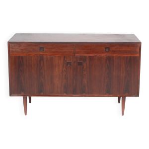 Buffet bas scandinave en palissandre, brouer vers 1960
