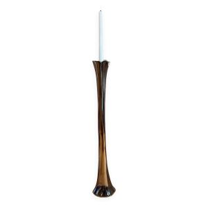 Bougeoir vintage 70’ Mid Century en fonte d’aluminium